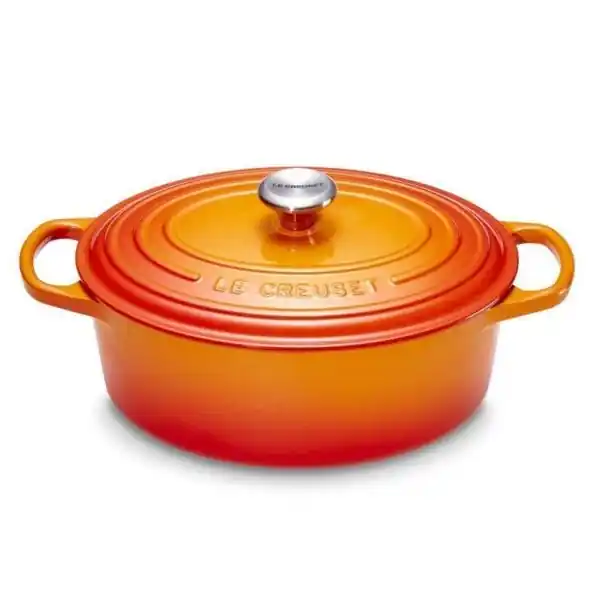 Bräter oval Signature Ø 31 cm, 6.3 lt, Ofenrot | Profi-Qualität