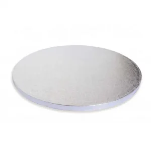 1er Set Untersetzer für Kuchen silber 1cm dick/30.4cm | Superpreis