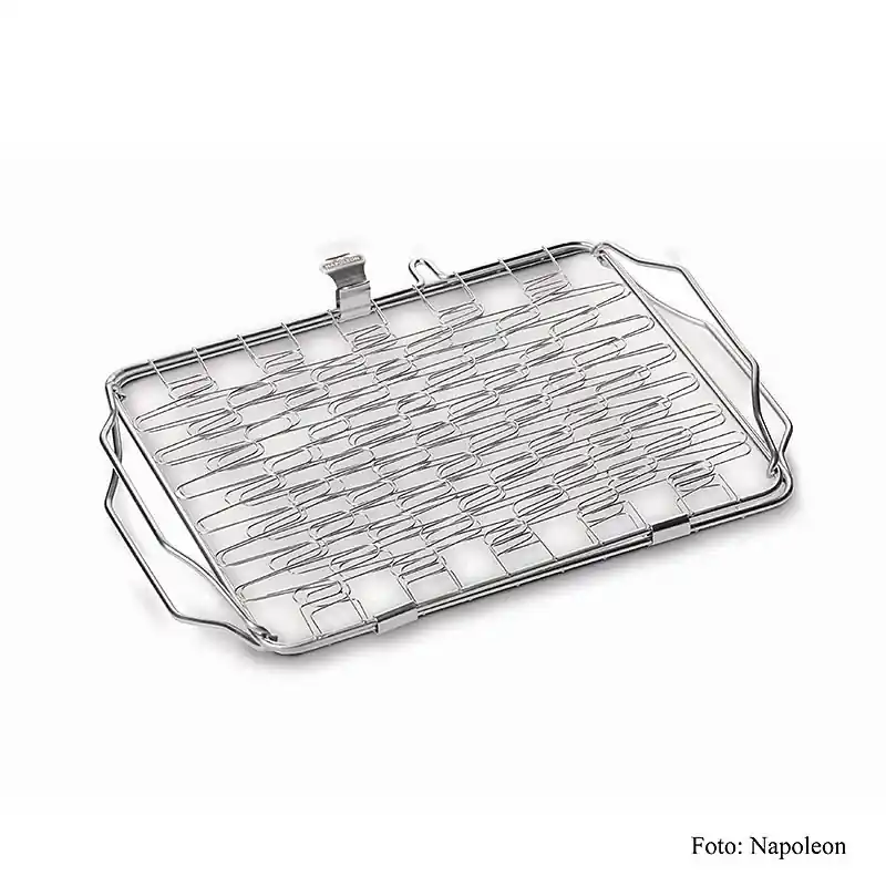 Spezialaktion - Napoleon Grillzubehör - Flexibler Grill-Korb, 40x26x8,6cm, Edelstahl, 1 St
