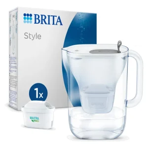 Mehr sparen | Brita Wasserfilter Style hellgrau (2,4l) inkl. 1x MAXTRA PRO All-in-1 Kartusche