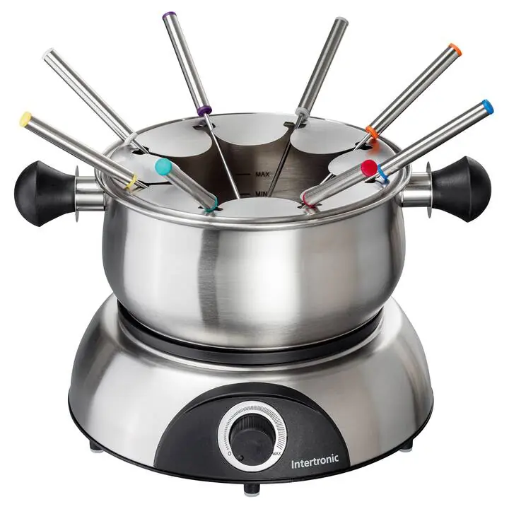 Extra-Rabatt - INTERTRONIC Fondue-SetBourguignonne, Chinoise, 20 cm