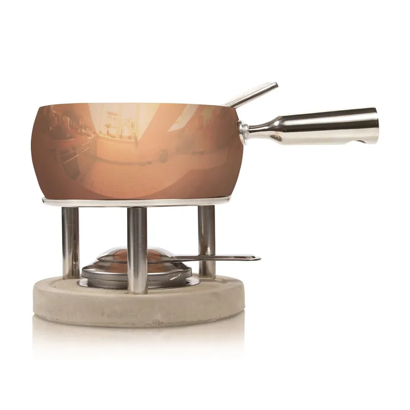 Letzte Tage | Fondue-Set Kupfer 1.7lt